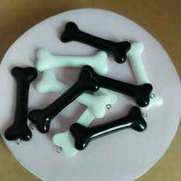10pcs 60*20mm Resin Simulated Bone Charms Pendants for Jewelry Making Necklace Earrings DIY Accessories Supplies