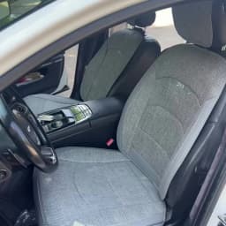 Front Row 2-Piece Luxury Linen Car Seat Covers, Comfortable and Breathable for All Seasons, Easy to Clean, Suitable for Sedans, SUVs, and Trucks
