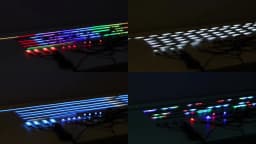 6/10/18 in 1 Car Ambient Light 64 Colors RGB Symphony Streamer Acrylic Hidden Music LED Strip Atmosphere Lamp Kit APP Control