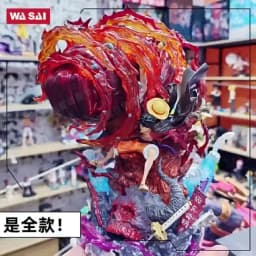 One Piece Handmade Fire Road Flying GK Three Levels of Fire Road Flying Handmade Statue Ornament Gift for Boyfriend's Birthday