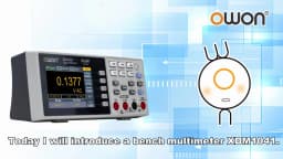 OWON XDM1041 XDM1241 4 1/2 Digital Multimeter Portable Bench True RMS DC/AC Current Voltage USB Multimetro Tester Meter SCPI