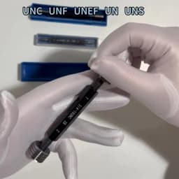 UNC UNF UNEF UN UNS Thread Plug Gauge 2B Class GCR15 Steel Go/No Go Gauge for Unified Internal Thread Inspection Customizable