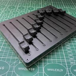 USB/type-C interface DAW software, 10-channel MIDI controller faders - customizable CC messages