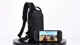 Portable Shoulder Bag Dual Zipper Lock Shockproof Carrying Case Waterproof Cover Compatible Nintendo Switch 2 Game Accessories