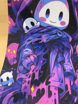 Skull Colorful Dark Pattern Electric Scooter Anti-slip Sticker Sandpaper Skateboard Grip Tape Sheet 60*30cm