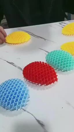 Scalable 3D Deformed Worm Elastic Net Tiktok New Strange Puzzle Vent Decompression Artifact Pop It Toy Bouncy Ball