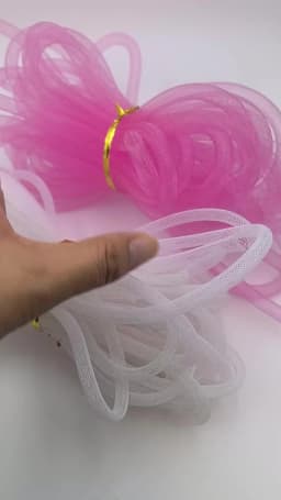4/6/8MM Color Mesh String Bracelet and Necklace DIY Jewelry Making Kit with Choker Design - Gift, Ornament, Christmas Decoration