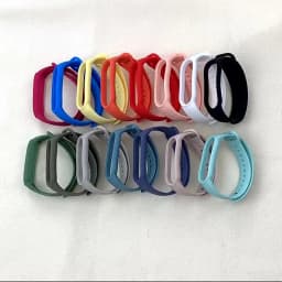Official Silicone Strap For Xiaomi Mi Band 4 5 6 7 Bracelet Sport Watch Wristband Miband4 Miband7 Correa Mi Band 3 4 5 6 7 Band