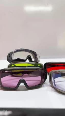 1pcs 180-532nm OD6+ CE Laser Protective Glasses Removable Leg Laser Marking Goggles Without Box