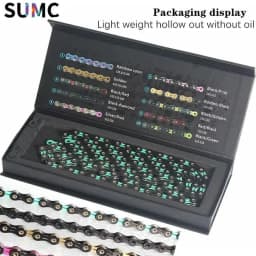 SUMC X11SL X12SL Bicycle Chain Speed MTB Road Bike Diamond Chains Ultralight Mountain Bicycle 11 12S Chains Fit for Shimano Sram