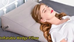 Leg Elevation Pillows,Inflatable Leg Pillows for Swelling, Portable Wedge Pillow for Improve Circulataion and Reduce Swelling