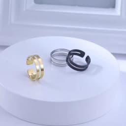 Personalized Wedding Bands Finger Ring For Woman Men Engrave Name Custom Matching Couple Ring Stainless Steel Gold Color Jewelry