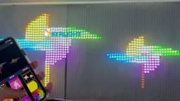 DC12V 5cm Spacing 1M (20 Pixels) * 2M (40 Pixels) Addressable RGB Intelligent Bold LED Pebble/Seed Flexible Matrix Grid Screen