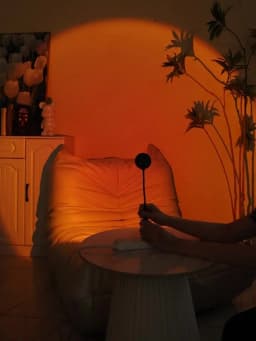 Sunset Projection Lamp, USB Home Decoration Atmosphere Lamp, Multi-Angle Rotatable, Suitable for Home Living Room and Bedroom