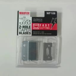 WAHFOX Groove Tooth Unique Design Pro 2 Holes Hair Trimmer Replacement Blades Set For Wahl Hair Clipper Fit Magic Clip