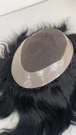 Men's Capillary Prothesis Mono Toupee Men Wig Natural Human Hair Wigs for Men Durable Male Hair Prosthesis Capillary Male Wig