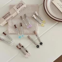 Premium Geometric Barrettes Fine Seamless Hair Clip Side Bangs Accessories for Women