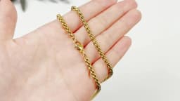 1 Piece Width 3mm/4mm/5mm/6mm Gold Color Keel Link Chain Necklace For Men Women Stainless Steel Chain Necklace