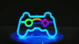Game Pad Neon Signs LED Night Light, USB/Battery Powered Atmosphere Lighting, for Birthday Gift Garden E-sports Decor Camping