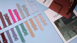 Sport Braided Silicone Strap For Apple Watch Band 44mm 40mm 45mm 49mm 46mm Breathable Bracelet iWatch Series 12 9 7 8 se ultra 4