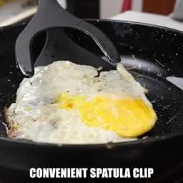2 in 1 Nylon Grip Flip Tongs with Egg Spatula And Steak Turner Clamp Pancake Fried Turners Kitchen Cooking Accessories