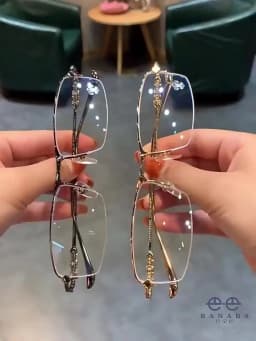 0 To -6.0 Myopia Glasses Anti Blue Light/ Photochromic Versatile Men's Business Glasses Half Frame Myopia Glasses