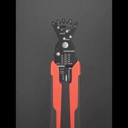 Professional-Grade Wire Bender Pliers - Red Handle, Crimping & Stripping Tool for Electricians, Precision Manual Bending
