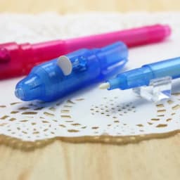Luminous Light Invisible Ink Pen Highlighter Pen Drawing Secret Learning Magic Pen for Kids Party Favors Ideas Gifts Novelty Toy