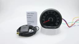 85MM GPS Speedometer 7 Color Backlight Speed Gauge With GPS Antenna For Motorcycle Marine Boat Car Truck Speed Meter12V 24V
