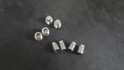 M2.5 M3 M4 M5 M6 M8 M10 M12M16 304 Stainless Steel Allen Hexagon Socket Convex End Grub Headless Bolt Dog Point Set Screw DIN915