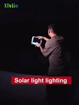 69000000LM Solar Rechargeable Floodlight 4 Colors Camping Lantern Tent Light Power Bank Work Emergency Light with Strong magnet