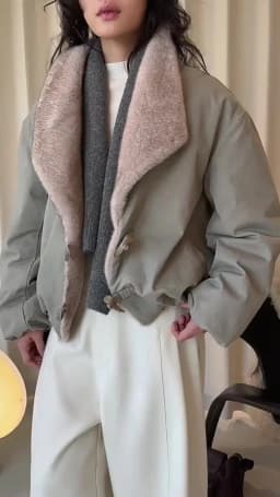 SEIZPROJECTS Winter New Korean Style Fashionable Design Style Lapel Mink Fur down Jacket Comfortable Warm Jacket for Women
