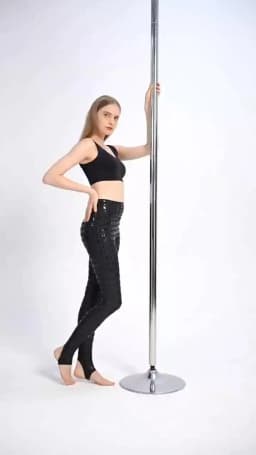 Anti-Slip Aerial Dance Pole Dance Pants Silicone Wear-Resistant Lining Pants Nightclub Dance Costumes