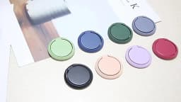 Finger Ring Phone Holder Colorful Stand Grip for Car Magnetic Mount Mobile Phone Back Sticker 360 Rotating Holder Bracket iphone