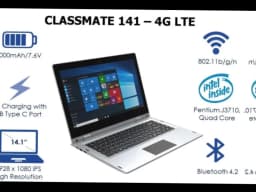 14.1 NCH Notebook Ultrabook 4GB RAM 6GB ROM Touch Screen 360° Laptop PC Windows 10 Pro Intel Pentium 4G LTE 1920 X 1080 IPS