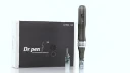 Microneedle Derma Roller Derma Pen M8 with 22pcs Needle Cartridges 0.25mm Microneedle Skin Care Tool for Men Women Home Use