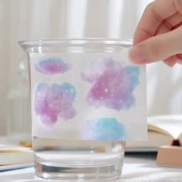 12Pcs Dream Watercolor Package Material Primer DIY Decorative Stickers Decorative Stationery Stickers Scrapbook 210*100mm