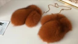 New 2026 Winter Women's Real Fox Fur Gloves Luxury Ladies Keep Warm Natural Fox Fur Mittens Women Fashion Cute Plush Hand Warmer