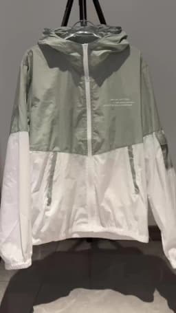 Summer Men's Sun Protection Shirt Thin Quick Drying Hood Windproof Jacket Breathable Letter Print Casual and Versatile Cardigan