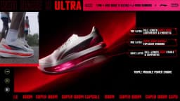 [Suguru Osako Style] Li-Ning Men's RED HARE 9 ULTRA Racing Running Shoes BOOM FIBER  Breathable Light LiNing Sneakers ARPW007