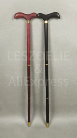 Luxury Red And Black Bird Shaped Handle African Wooden Walking Stick Men And Women Fashionable Canes Elegant Man Walking Sticks