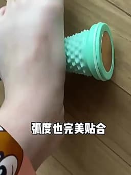 Foot Massager Massage Roller Yoga Massage Ball Plantar Fascia Roller Muscle Relaxation Care Plastic Manual Foot Massager