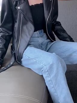 Women Black Leather Jacket Spring Autumn Lapel Short Moto Biker Coat Female Slim Long Sleeve Streetwear Faux Leather Jackets
