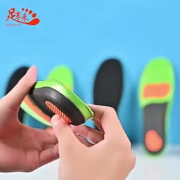 Orthopedic Insole Thickened Arch Support Shoes Pad for Flat Feet Sport Shock Absorption High Elastic Wear Resistant Foot Cushion