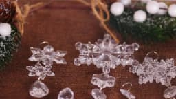 10pcs Christmas Snowflake Ice Pendants Xmas Tree Hanging Ornaments Navidad Home Decoration Winter New Year Party Supplies Natal