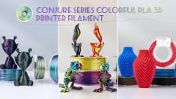 Conjure Silk PLA Magic Matte PLA 1.75mm Dual/Tri Colors Filament Plastic 1KG High Quality For FDM 3D Printers Material