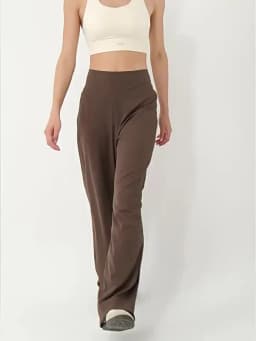 Women's High Quality Pants With Pockets High Waist Stretch Loose Sweatpants Nake-Feeling Sports Leisure  Yoga Workout Pants