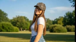 New Spring/Summer Women's Baseball Cap, Fashionable and Versatile Sun Hat with Leopard Print