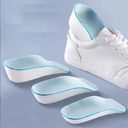 Memory Foam Height Increase Insoles for Men Women Shoes Flat Feet Arch Support Orthopedic Insoles Sneakers Heel Lift Shoe Pads
