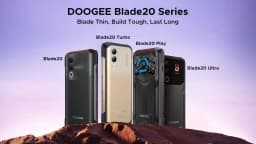 DOOGEE Blade20 Turbo 5G Rugged Phone 6.6" Gemini Al Dimensity 7050 10300mAh 8GB 256GB 50MP Camera Android 15 NFC Mobile Phone
